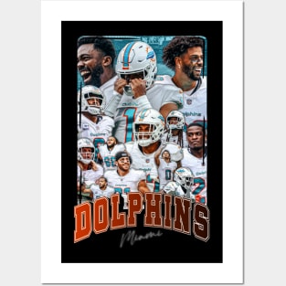 Finsup Miami Dolphins Posters and Art